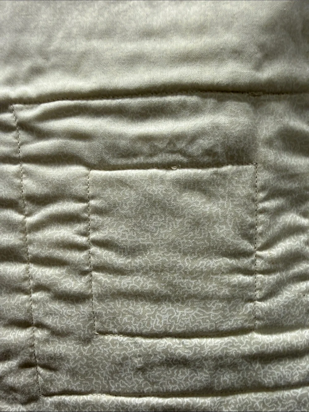 Handmade patchwork quilted